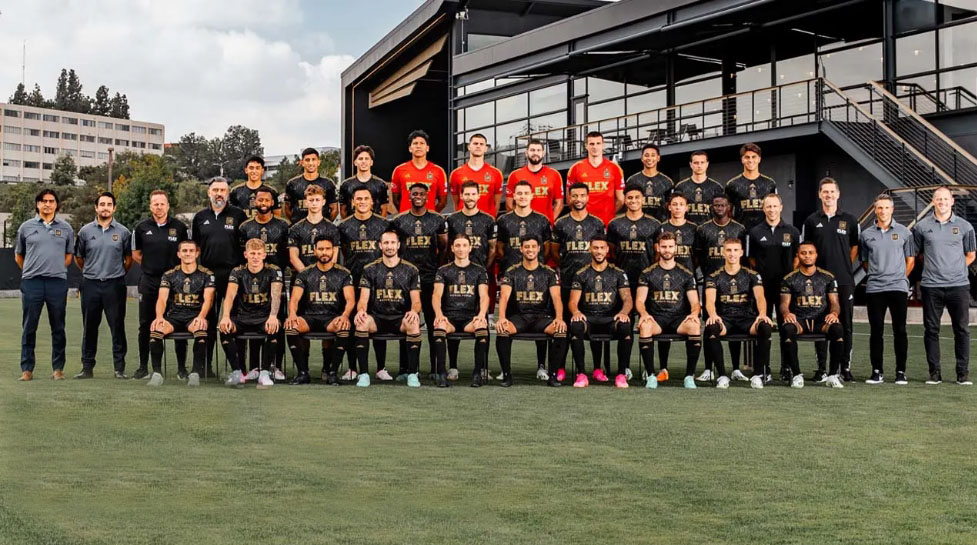 Team Picture of the players and Coaches of LAFC